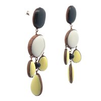 Boucles d'oreilles Rosso Prezioso Femme in Bois 013 - 013